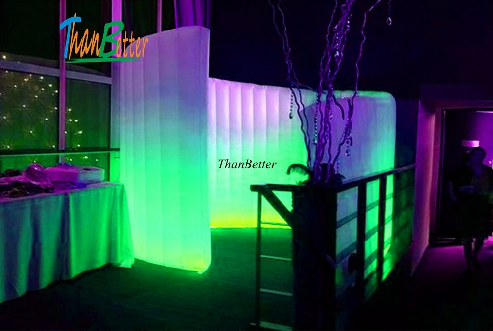 

China manufacturer LED inflatable photo booth tent, portable photo booth enclosure for sale
