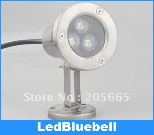 

3W Underwater LED Spotlight Swimming Pool Lamp Waterproof Warm White/ Pure White 12V
