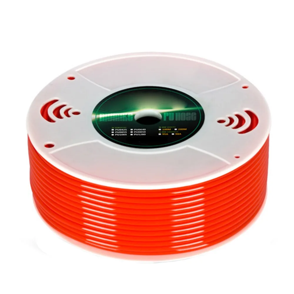 Red Color Air PU Pipe Pneumatic Components PU WindPipe Pneumatic Hose