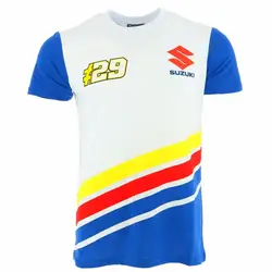 Бесплатная доставка 2018 Andrea Iannone 29 для Suzuki Team Moto GP Футболка спортивная футболка для бега