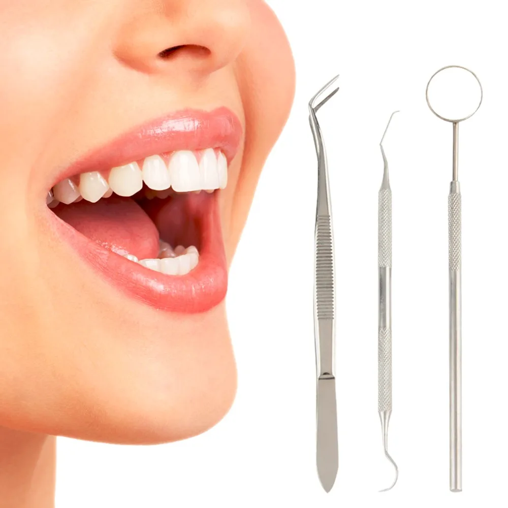 Стоматологическое направляющее зеркало зонд плоскогубцы Пинцет чистка зубов оборудование комплект стоматологического оборудования для орального осмотра из нержавеющей стали