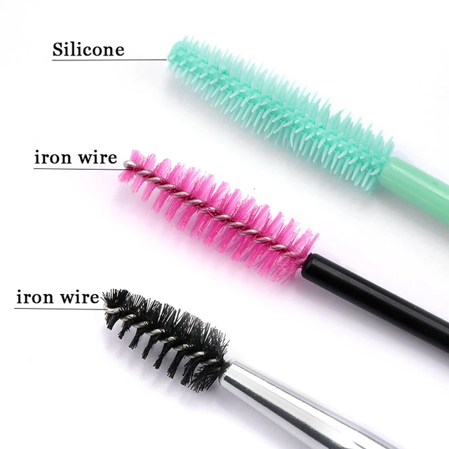 Eyelash Extension Disposable Eyebrow brush Mascara Wand Applicator Spoolers Eye Lashes Cosmetic Brushes Set makeup tools 2