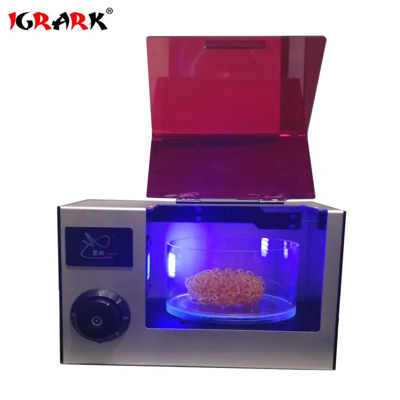 

IGRARK 3D printer UV curing machine 400-405nm wavelength UV curing box for DLP/LCD/ SLA resin 3D printer users Jewelry/Dentistry