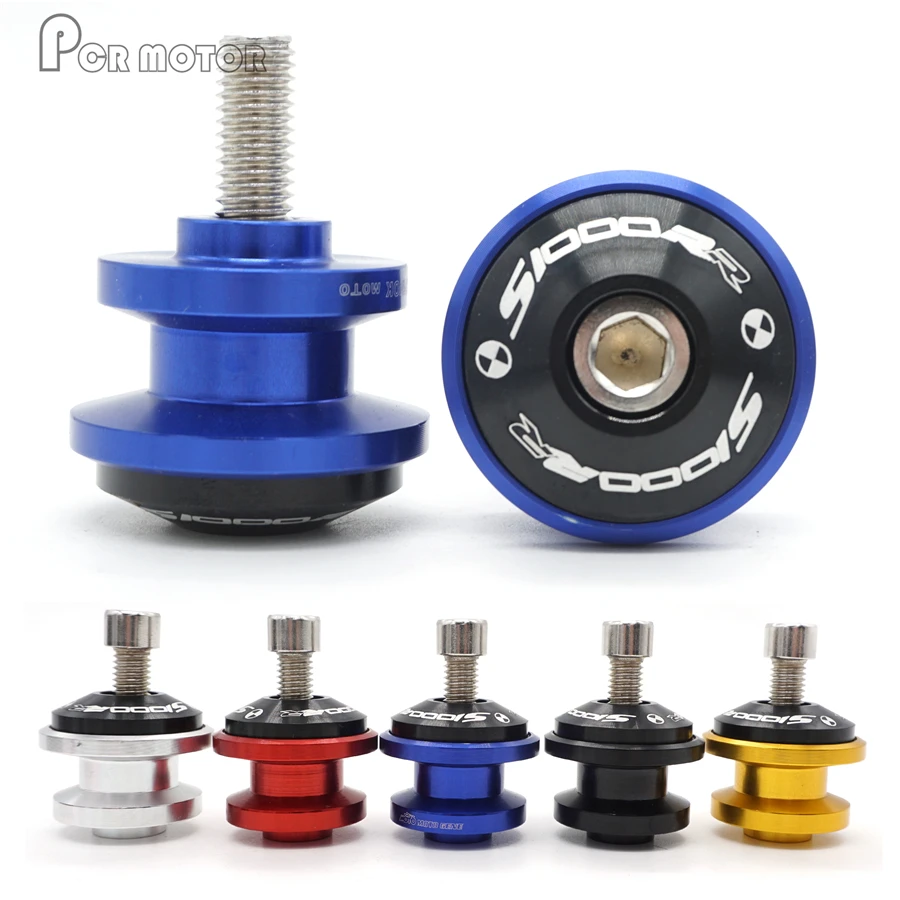 

CNC Newest Swingarm Spools slider Fit For BMW S1000R S1000RR HP4 S1000 R RR S1000XR Motorcycle stand Screws 8mm High Quality