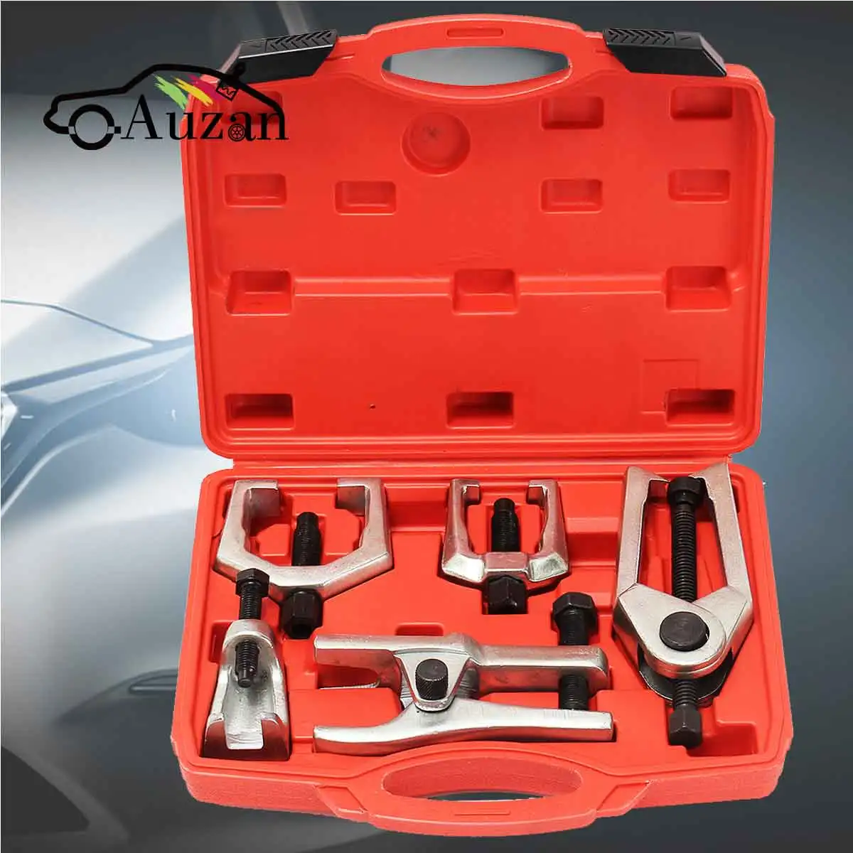 5Pcs Front End Service Tool Kit Ball Joint Tie Rod Set Pitman Arm