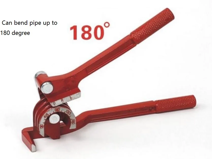 

Professional MINI Manual Pipe Bender 6 8 10mm 1/4 5/16 3/8" Air Conditioning Copper Tube Aluminum Alloy Material Red Color