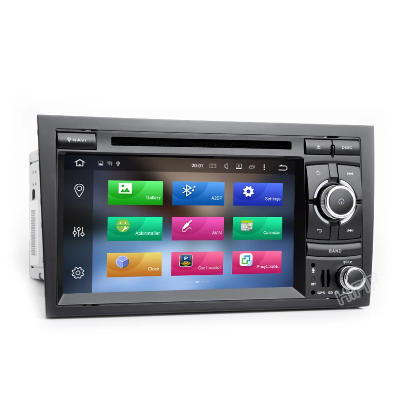 Flash Deal DSP Android 9.0 Car Stereo DVD Multimedia Player for Audi A4 S4 RS4 2002 - 2007 with WiFi BT GPS Navigation Radio 7