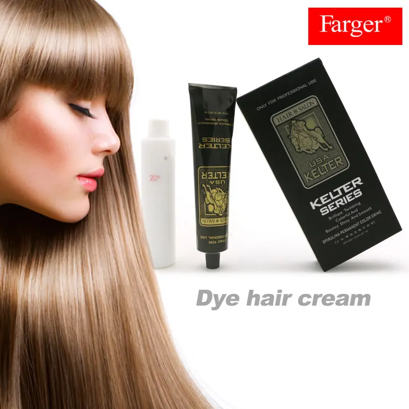 Kelter hair color Dye + Dioxygen Milk Color Permanent Super Dye Hair