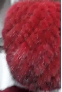 Linhaoshengyue шапка из меха норки berea - Цвет: red