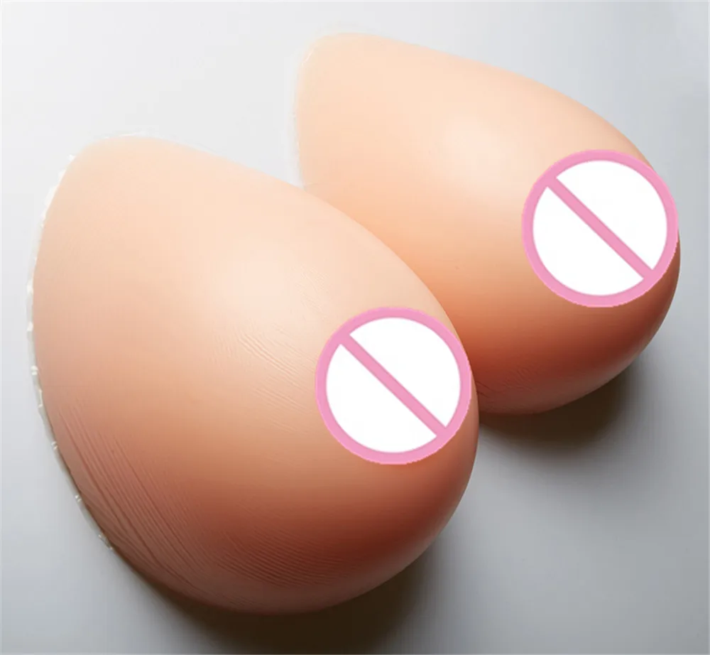 

Crossdress Boobs 1800/Pair Realistic Silicone Breast Forms F Cup Transvestite Boobs Cosplay Prosthesis