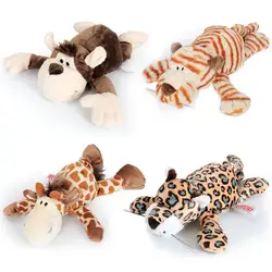 Распродажа скидка милые плюшевые игрушки кукла мультфильм животных папа лежать Стиль Обезьяна Лев Жираф Тигр Леопард малыш подарок на