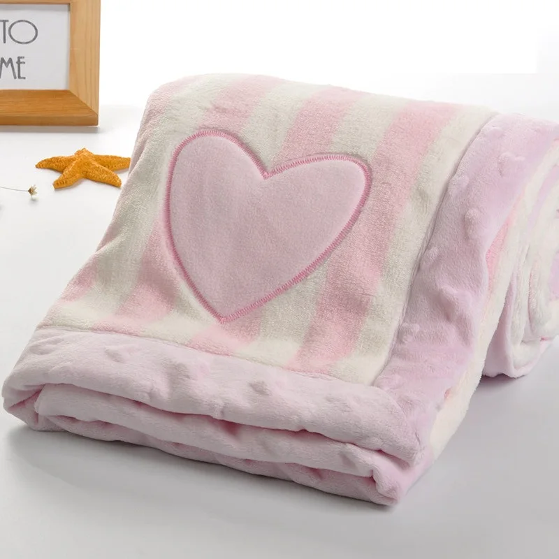 Высокое качество одеяло для новорожденных Bebe утепленные, фланелевые Пеленальный конверт коляска мультфильм Одеяло постельное белье для