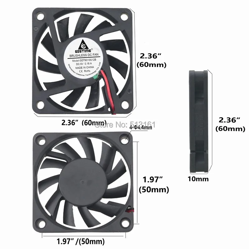 60mm 5v fan 9