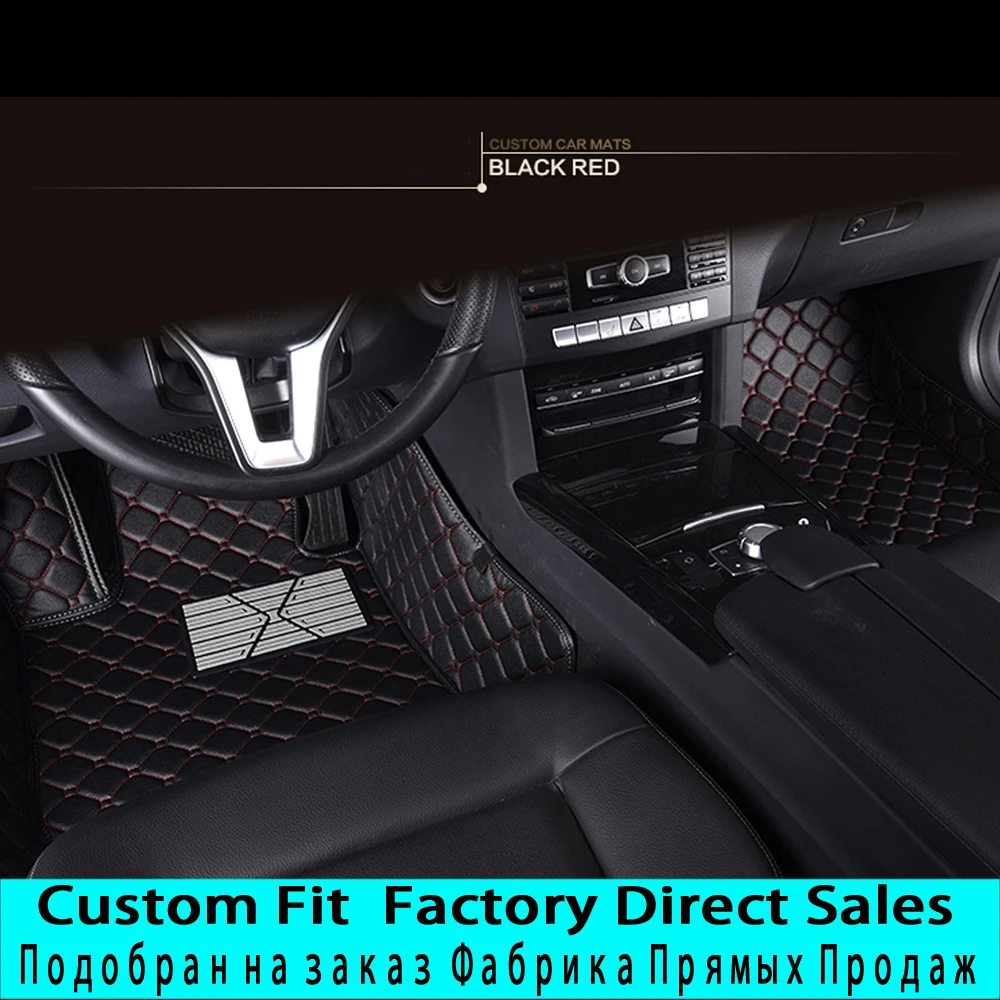 

SUNNYFOX car floor mats made for Hyundai Sonata Tucson ix35 heavy duty car-styling foot case carpet rugs full cover liners (2005