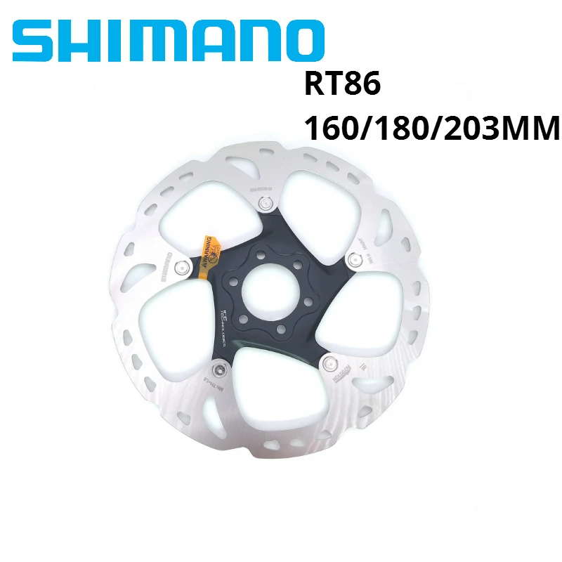

SHIMANO XT SM RT86 RT76 ice Point Technology Brake Disc 6 Bolt M8000 Mountain Bikes Disc SHIMANO RT86 160MM 180MM 203MM MTB