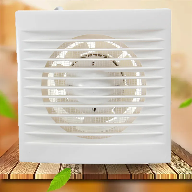 220V настенный белый Ventilador небольшой вентилятор вытяжка вытяжной вентилятор Туалет Ванная комната Кухня вентилятор отверстие Размеры 110x110 мм 40W
