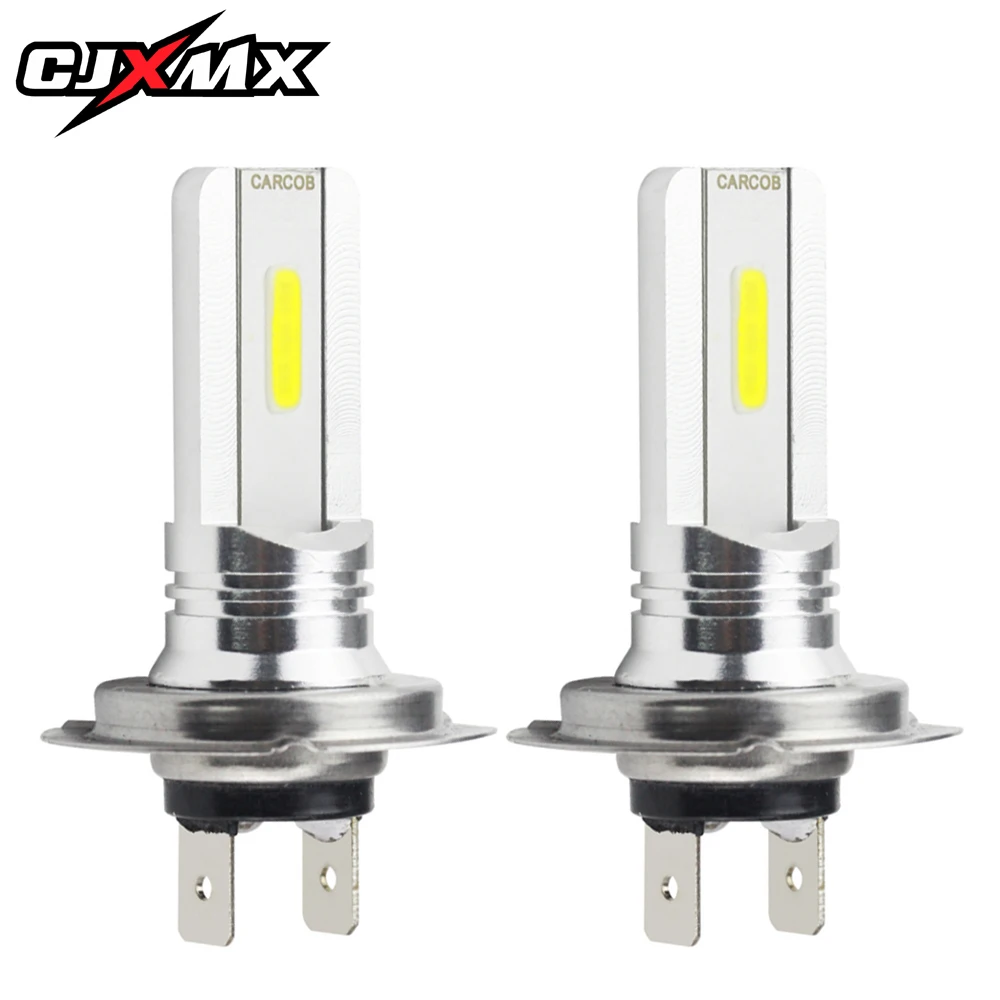 

CJXMX 2Pcs H7 LED Bulb COB 1500LM 6000K White Super Bright Car Fog Light 12V 24V Auto Fog Lamp Automobile LED H7 Lamp Bulb