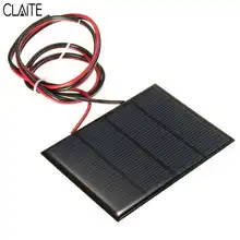 Hot Sale 12V 1.5W 100MAh Polycrystalline silicon Solar Panel PV module Mini Solar Cells Battery Phone charger with Welding Wire