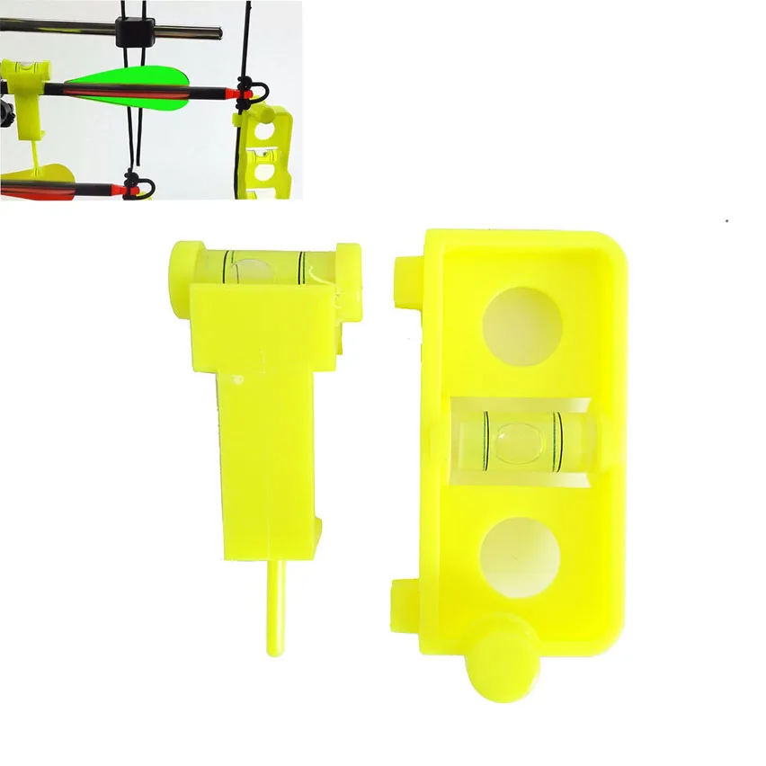 

1pc Archery Compound Bow String Level Combo Kit Tuning Mounting Assembly Arrow Level nock Snap on String Level Combo compuesto