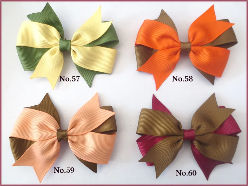 50 BLESSING Good Girl Boutique 2 Tone 3.5/" Umbrella Hair Bow Clip Accessories
