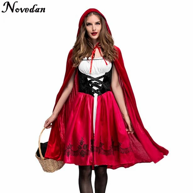 Verbazingwekkend Goede Koop Volwassen Vrouwen Halloween Kostuum Cosplay Little Red RH-89