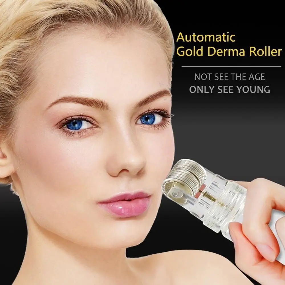 192 микро иглы Derma Roller с бутылкой титановые микроиглы для домашнего/салонного