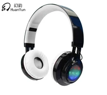 HuanYun Earphone Headphone Bluetooth Wireless Sport Headset Stereo Bass casque earphones with Mic LED light SD