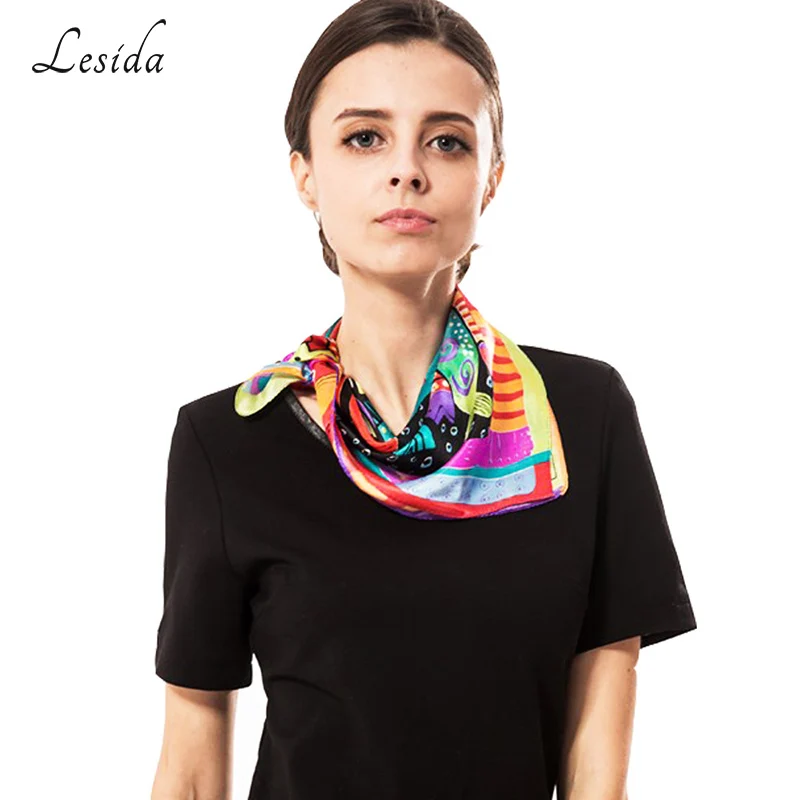 LING/ шелковые шарф, мода платки и шарфы женщине,multi scarf necklace,53* 53CM XF1049