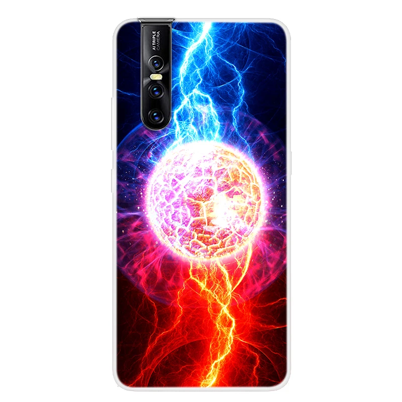 B For Vivo V15 Pro Case 6.23'' Soft Silicone Phone Case For Funda Vivo V15 Pro Case V15Pro V 15 Pro Cover TPU Clear Fashion Slim