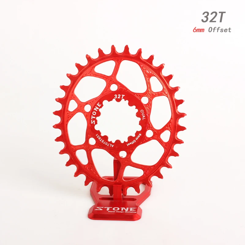 

S ram GXP 6mm offset Oval Chainring for xx1 Eagle GX X01 X0 X9 1x System Crank Narrow Wide