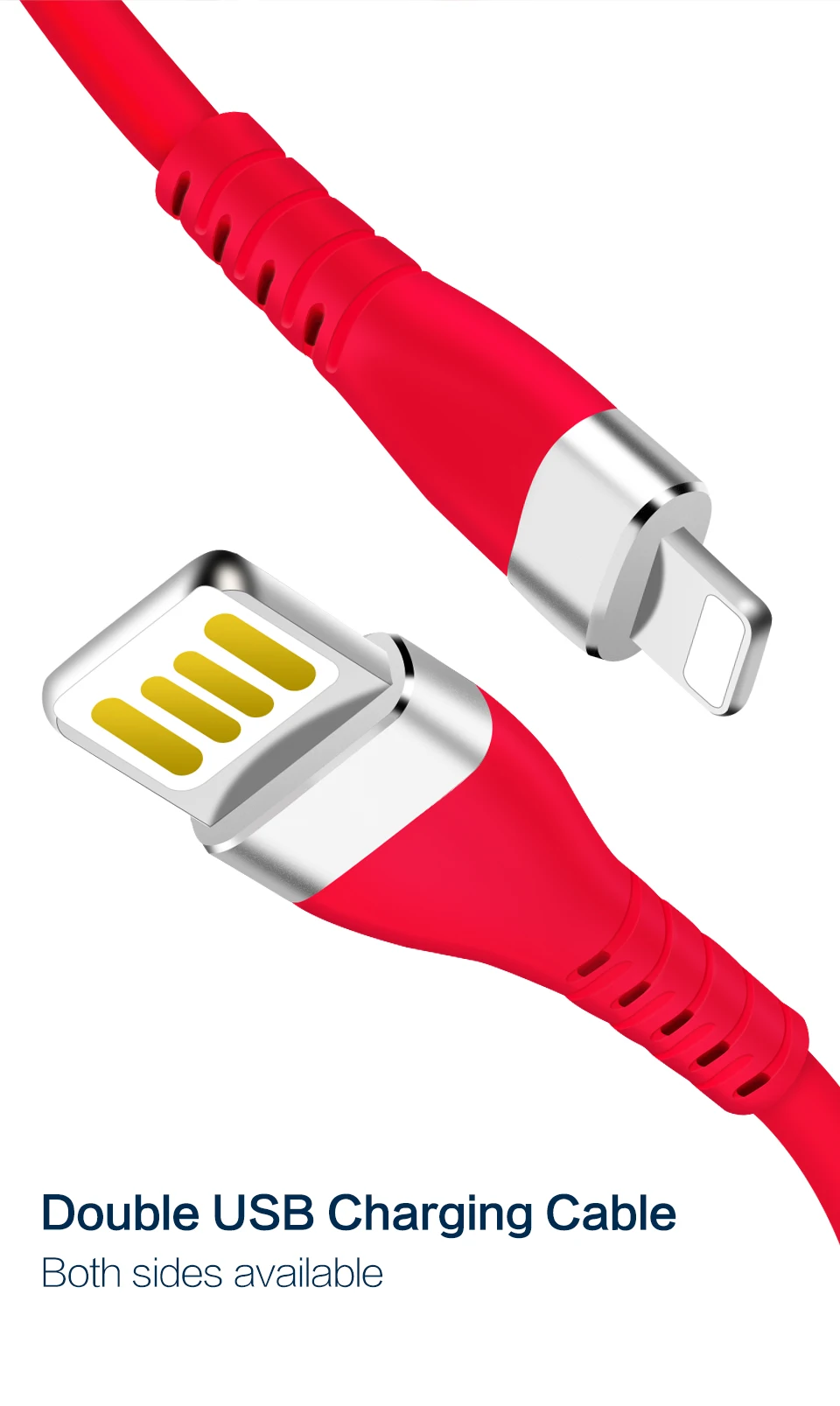 Power4 двухсторонние USB кабели для Lightning Кабель USB зарядное устройство для iPhone x/xr/xs/7/5/4S mfi i телефонный кабель для зарядного устройства для Apple