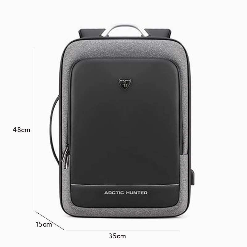  ARCTIC HUNTER 17inch USB Waterproof Anti Theft Laptop Men's bags Sport Travel Business Notebook Mal