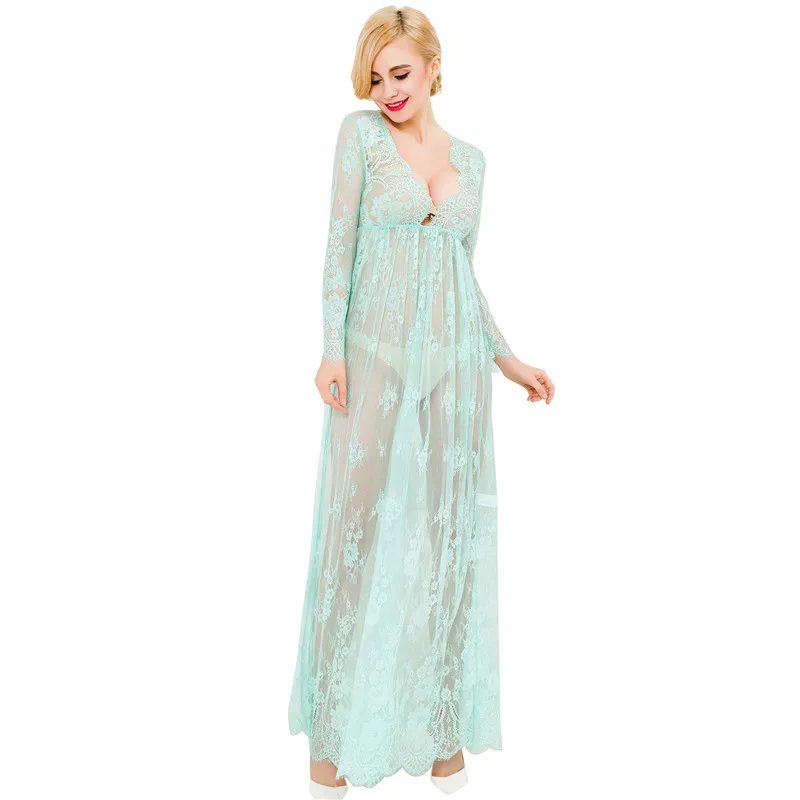 Flower Embroidered Mesh Dress (4)