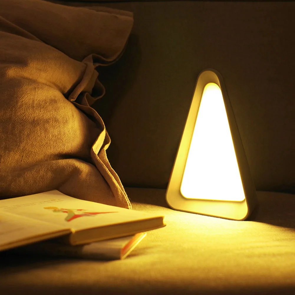 

LED Gravity Induction Table Lamp USB Rechargeable Night Light Eye Protection Flip Lights TN88