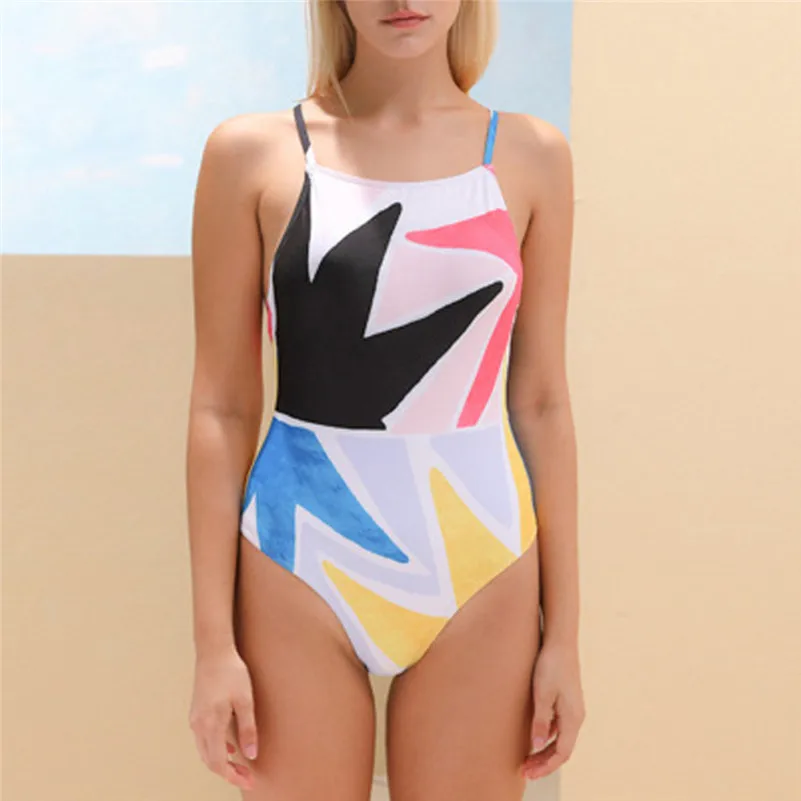 Swimsuit 2019 Mayo swimwear Women's Sexy one  piece swimsuit Thicken Bra Backless Cutout Thong Monokini Women Beach Swimsuit 4zg