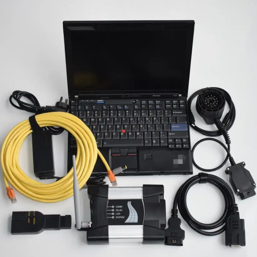  Especial para BMW Icom next WIFI con ordenador portátil + HDD software v2019.12 + X201 (8g) listo p
