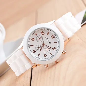 CAY Unisex Casual Geneva Quartz Watch Women Analog Silicone Sport Wrist Watches Women Men Clock Montre Femme Relogio Feminino simple design unisex wrist watches geneva business men watch casual women quartz watch round dial clock leather watch relojes