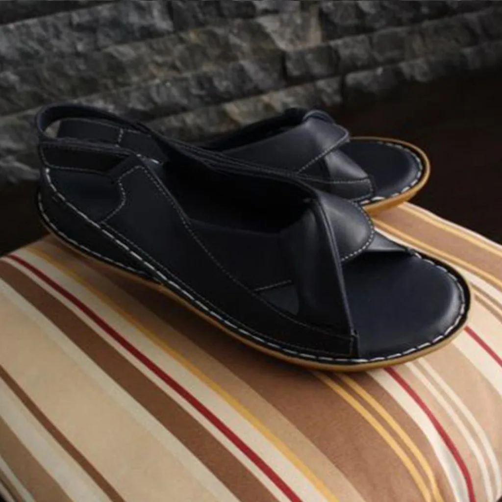 SAGACE, новые летние женские удобные сандалии на танкетке с вырезами Женские плоские сандалии женские повседневные туфли J10