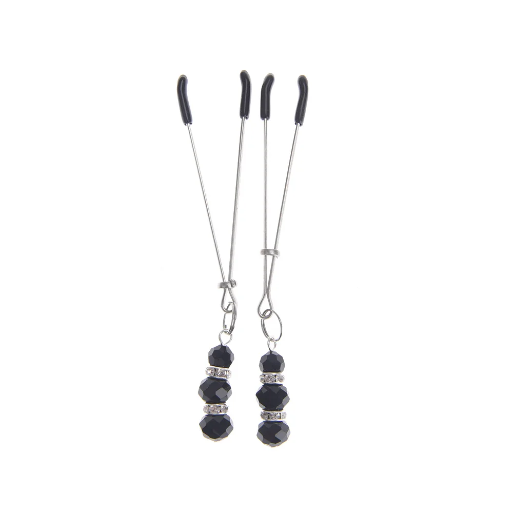 1Pair Adjustable Nipple Clips Exotic Accessories Breast Clit Clamp Erotic for Lovers