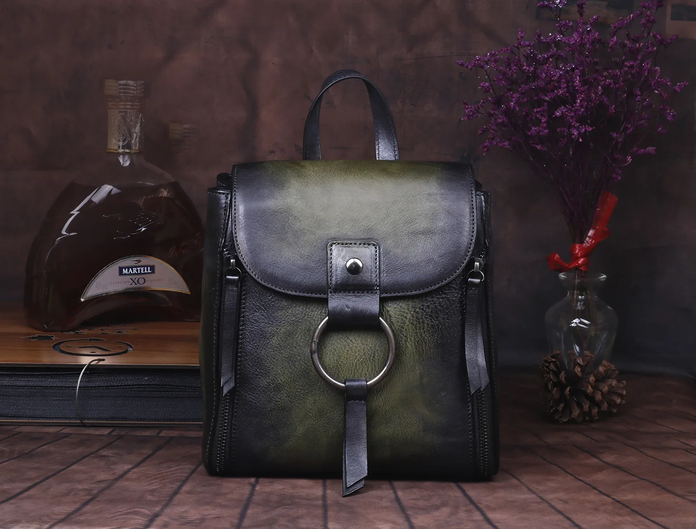 New High Quality Hand Brush Cowhide Individual Hand-held Genuine Women's Bags in