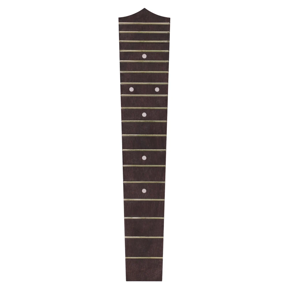 

1Pcs 23 Inch Ukulele Neck Premium Fretboard Rosewood Durable Replacement Ukulele Fingerboard Ukulele Accessory
