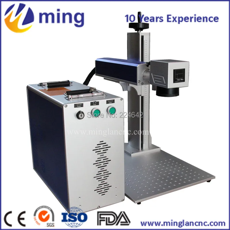 

German imports IPG/ Raycus laser 30W protable fiber laser marking machine for sale with good price