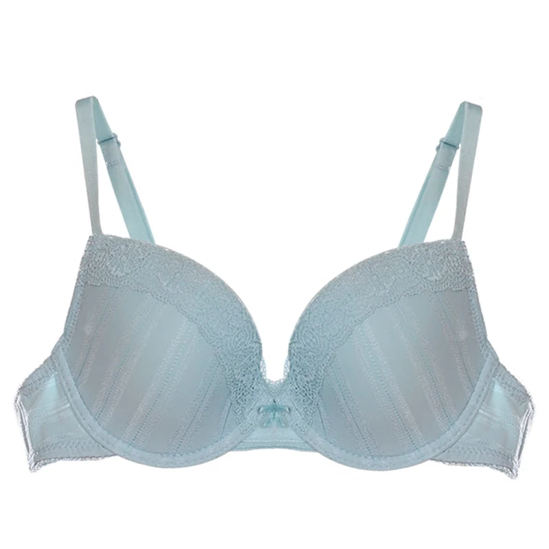 

Europe and the United States fashion underwear autumn sexy lace edge thin mold cup models stereotypes comfortable bra lady deep