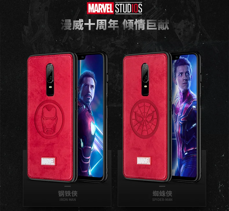 Оригинальные ультратонкие Чехлы Marvel для телефона Oneplus 7 Pro 7 6 6 T, высокое качество, Железный человек, Человек-паук, Тор, задняя крышка для 1+ 7 Pro 1+ 6T