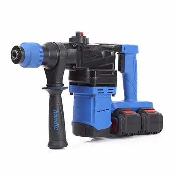 

72v 5000mah heavy duty cordless impact drill lithium battery electric hammer drill multi-function electric tools 2pcs battery