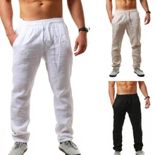 INCERUN мужские брюки прямые повседневные брюки свободные фитнес брюки эластичный пояс Твердые Kunfu брюки размера плюс S-5XL Pantalon Hombre