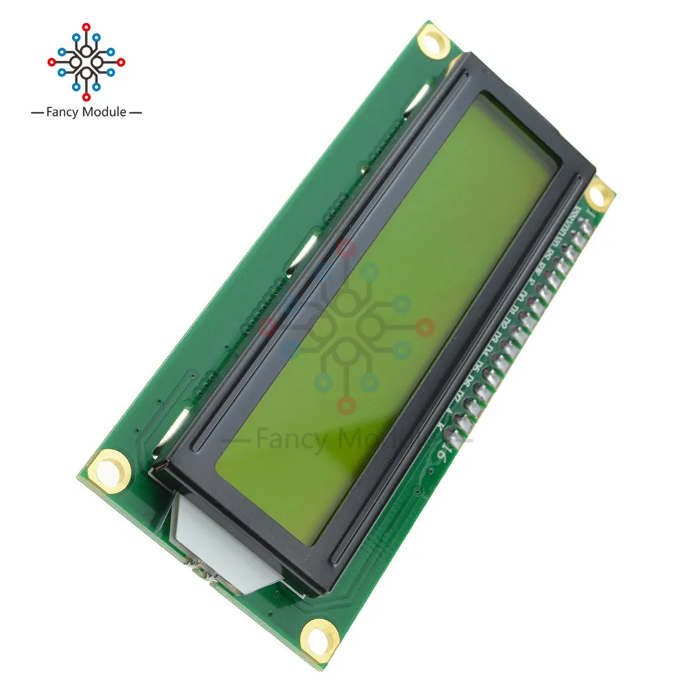 5PCS 1602 16x2 Character LCD Display Module HD44780 Controller Yellow Blacklight