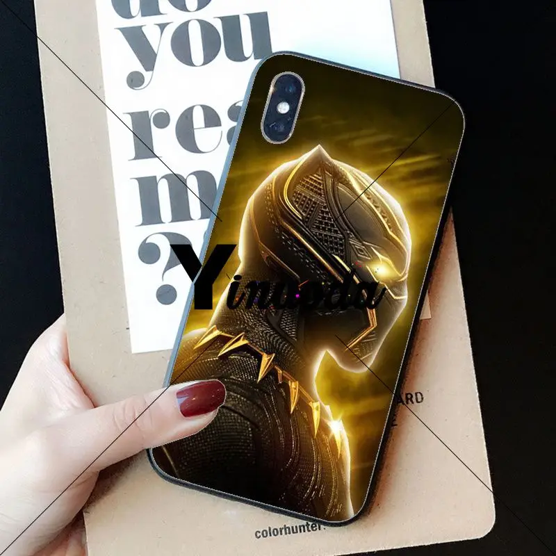 Yinuoda Deadpool Iron Man Marvel Avengers Phone Case cover Shell for Apple iPhone 8 7 6 6S Plus X XS MAX 5 5S SE XR Cellphones