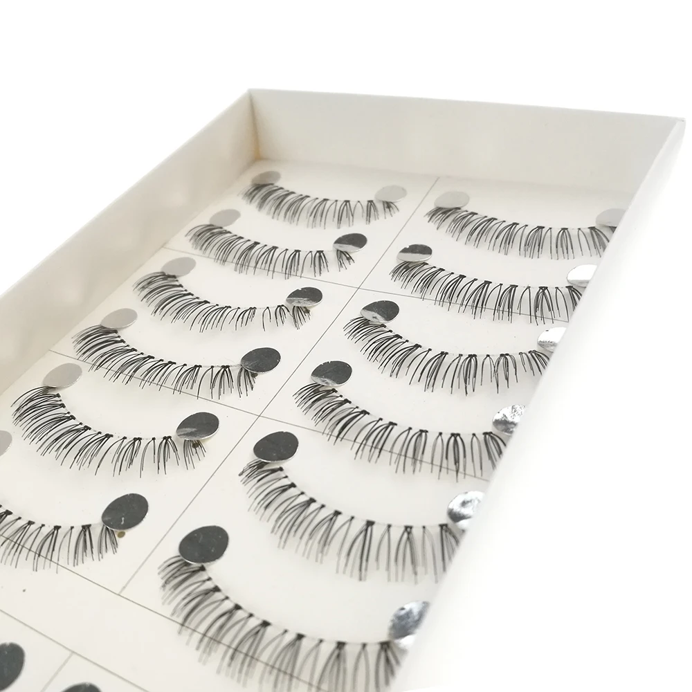 

Dollylash Hot Sale 10 Pairs Lower Fake Lashes Hand Made False Eyelash Extension Under Wispy Cross Makeup Wispies Eyelashes Tools