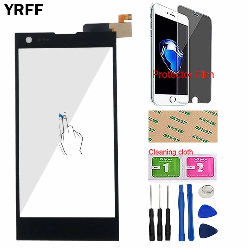 

Phone Touch Screen Glass For THL T100S Touch Screen Digitizer Touch Panel Lens Glass Front Glass Sensor Tools Protector Film